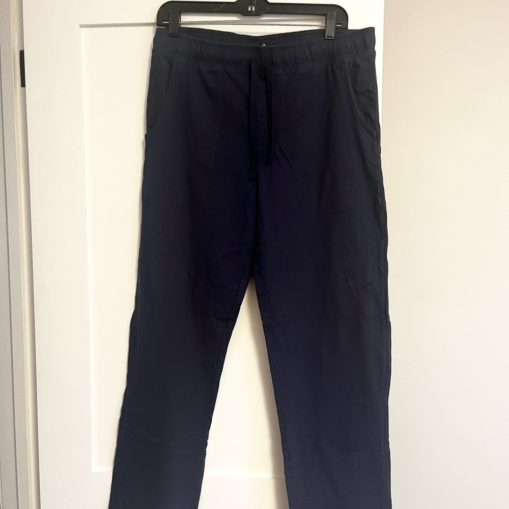 Men's Navy Drawstring Jogger Pants